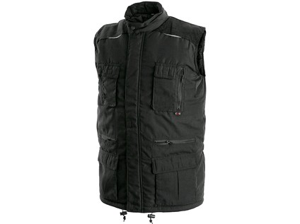 Pánská zimní vesta OHIO, černá, vel. M